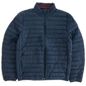 GAP men's Primaloft Lite Puffer Jacket - Navy - size Medium NWOT
